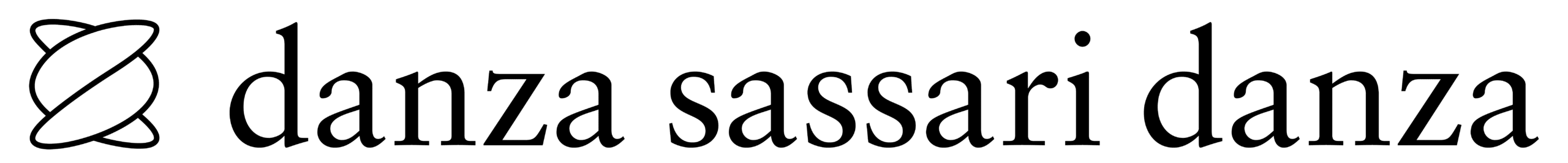 logo completo bucato nero danza sassari danza
